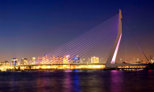 Erasmusbrug/Erasmus Bridge,  Rotterdam,  Netherlands