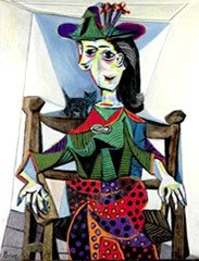 პაბლო პიკასო - "Dora Maar au chat", 1941 - 95, 2 მილიონი დოლარი