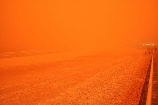 Red Dust Storm in Australia