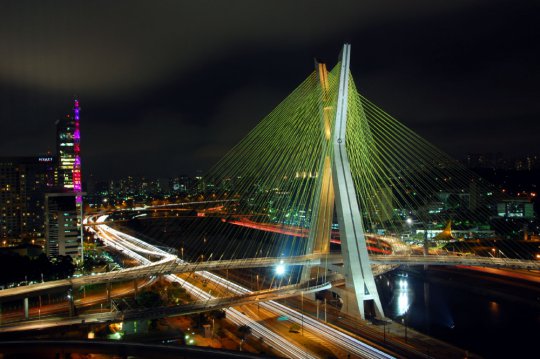 Octavio Frias de Oliveira Bridge,  Sao Paulo,  Brasil