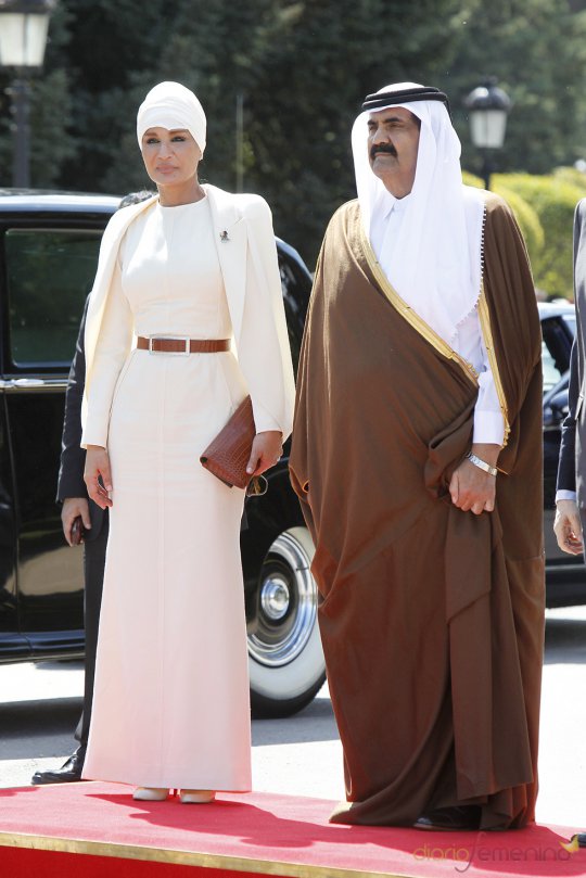Hamad Bin Khalifa Al-Thani & Mozah bint Nasser al-Missned