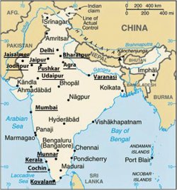 ინდოეთის რუკა